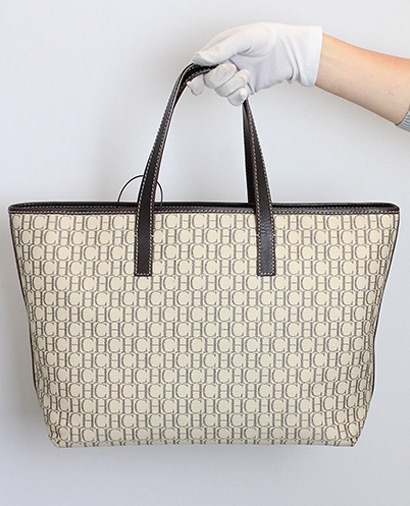 Shopper, 150&euro;, Marrón, Lona - General, Vista frontal